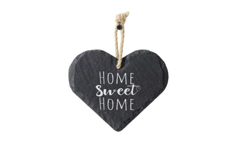 Home Sweet Home Slate Heart 